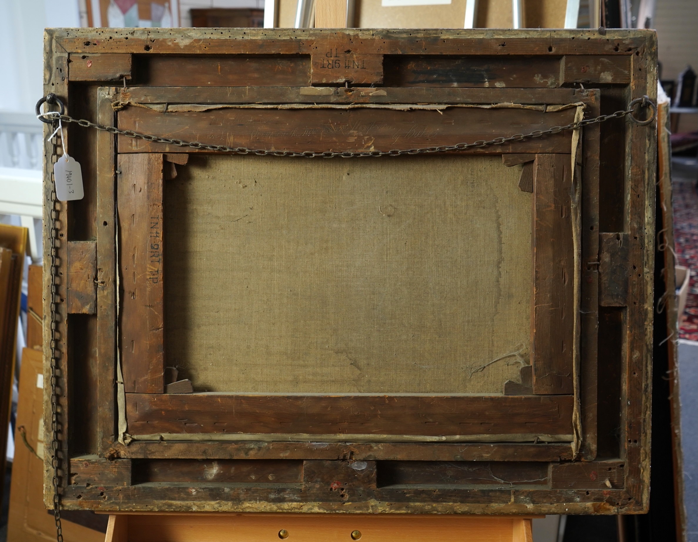 Thomas Baker, 1809-1864, Landscape with timber cutters